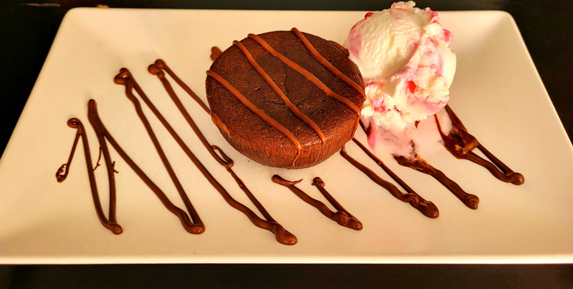 Lava cake cu inghetata